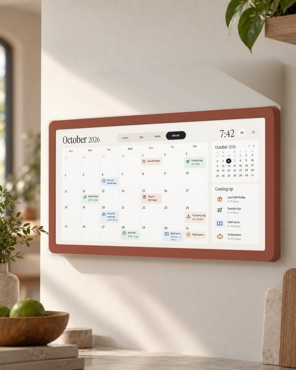 CURI TIME BOX month view for October