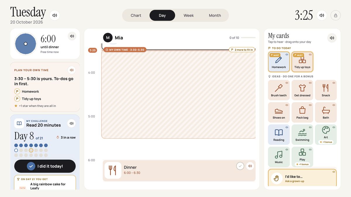 The wall before planning: Plan your own time. 3:30 – 5:30 is yours. To-dos go in first.